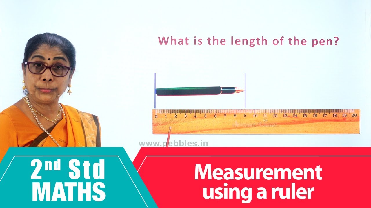 2nd Std Maths Measurement Using A Ruler Mathematics Class 2