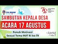 Contoh Sambutan Kepala Desa Acara 17 Agustus I peringatan HUT RI ke 79 tahun 2024