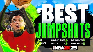 The BEST JUMPSHOTS in NBA 2K25 are GODLIKE! (Best jumpshot 2k25 100% IMPOSSIBLE to Miss with)