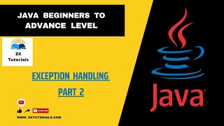 45 Exception Handling Part2 In Java | Java Tutorials For Beginners