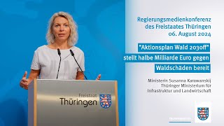 Regierungsmedienkonferenz am 06.08.2024