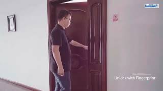🔐 Al-Burhan Enterprises – Biometric Door Lock Solutions 🚪 Contact: 0321-2008383