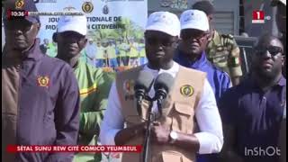 Discours du Président Bassirou Diomaye Faye à Yeumbeul, journée de \