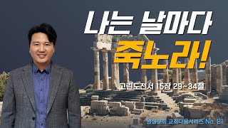 [주일2부예배] 교회다움21_나는 날마다 죽노라ㅣ고전 15:29~34ㅣ영성교회ㅣ신현우 목사(24.11.10)