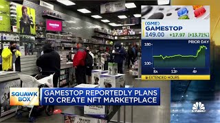 GameStop shares surge on report of NFT marketplace, crypto partnerships