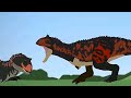 carnotaurus demon fight for territory