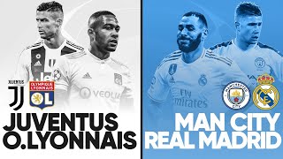 🔴 JUVENTUS - LYON + MANCHESTER CITY - REAL MADRID // CHAMPIONS LEAGUE / ClubHouse