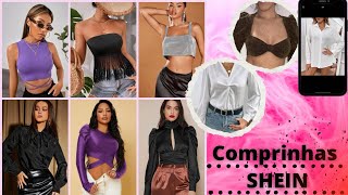 Comprinhas SHEIN| Croppeds e blusas| Provando todas