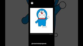 Draw "Doremon" using Python ... Subscribe for more #python #pythonprogramming #doremon #drawing