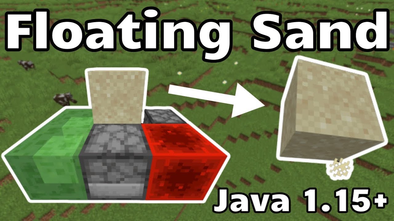 Floating Sand Minecraft Java 1 13 1 16 Youtube