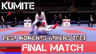 Best Moments kumite Karate Athens 2023 - WKF 🥋🥋