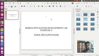 Mobile Application Development Lab Ex-1