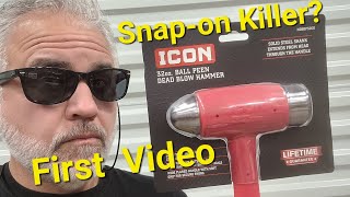 ICON Ball Peen Hammer From Harbor Freight 1st Video on YouTube #harborfreight