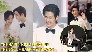 KIM SOOHYUN IS REALLY COSPLAYING BAEK HYUNWOO AT HIS PREWED PHOTOSHOOT IN 2024 AAA😭He's giving hint