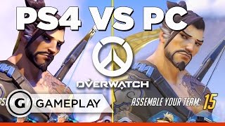 Overwatch PS4 v PC Gameplay Comparison