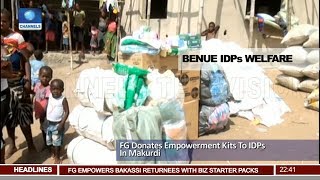 FG Donates Empowerment Kits To IDPs In Benue Pt.3 |News@10| 11/03/18