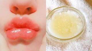 Cara Alami Mengatasi Bibir Hitam Menjadi Merah Seperti Bayi | DIY Scrub Bibir Alami