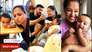 Anita Hassanandani shares Cute Moments as her son Aarav Playing with Papa Rohit Reddy