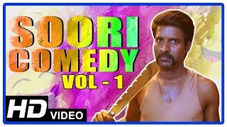 Soori Comedy Scenes | Vol 1 | Udhayanidhi Stalin | Jiiva | Atharvaa | Tamil Comedy Scenes