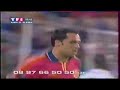 ESPAGNE-FRANCE MATCH AMICAL 2001 VF TF1