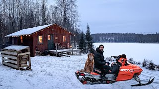 Escaping BRUTAL COLD at a Remote Cabin in the Northwoods