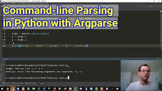 Command Line Parsing Arguments in Python with Argparse - Intro and Demo
