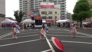 一宮七夕祭り２０１７　鳴子踊りイベント　【華龍】①