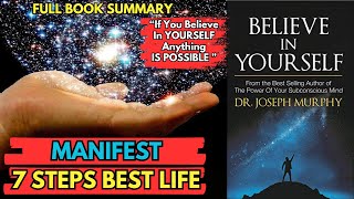 Believe In Yourself Book Summary | The Law of Life |(by Dr. Joseph Murphy )| Full AudioBook