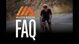 Haute Route Alps - FAQ \u0026 Conclusion