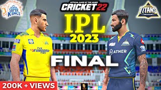 IPL 2023 FINAL CSK vs GT In Cricket 22 - RtxVivek