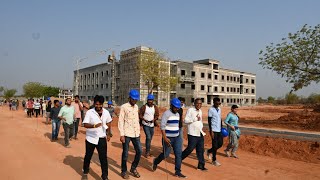 Central University of Andhra Pradesh permanent campus visit and interaction with Vice Chancellor...