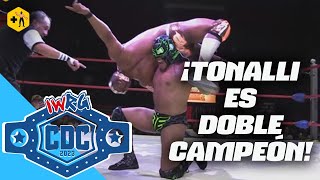 IWRG | Tonalli se corona como Campeón Medio de RGR derrotando a Rey León y es doble campeón