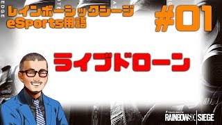 R6S eSports用語紹介#1「ライブドローン」（レインボーシックスシージ）