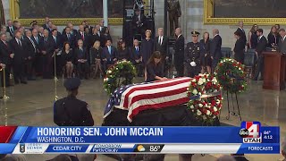 Nation united in mourning late Senator John McCain