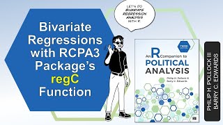 Bivariate Regression Analysis with regC Function