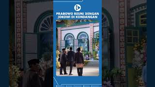 Prabowo Reuni dengan Jokowi di Kondangan