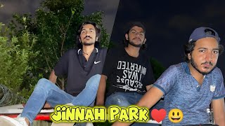 JINNAH PARK CHALAY GAY😃| BOHAT MAZA AYA 😜| BIKE KA TYRE PHUSS HO GAYA 😭|