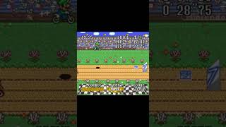 Excitebike: Bunbun Mario Battle - Stadium 1 - A Course 2 Lap  #sfc #retrogaming #snes #nintendo #bsx