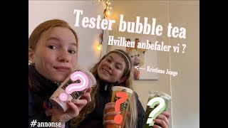 Tester bubble tea!🤩❤️ (Hvordan smaker det egentlig, er det godt?)