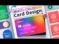 Design a Multi-Colored Card in Adobe XD