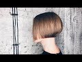 how to cut a short graduated bob - haircut tutorial