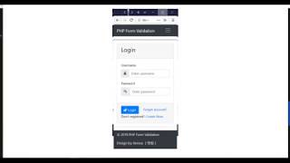 PHP,Mysql,Bootstrap,Form validation 9