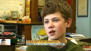 Advice from grandmother whose grandson, 12, saved her home