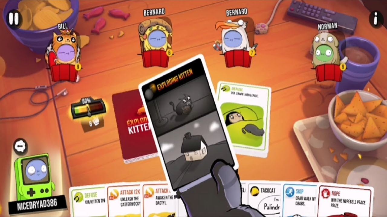 Exploding Kittens 2 Android Offline Gameplay Youtube