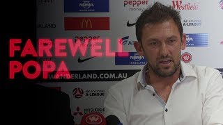 Tony Popovic farewell Press Conference