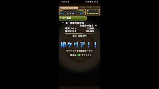 《パズドラ》真・練磨の闘技場 真魔法の極才  神道花梨【ダークカラー】PT