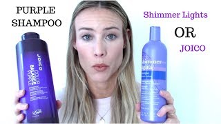 PURPLE SHAMPOO- Shimmer Lights VS Joico