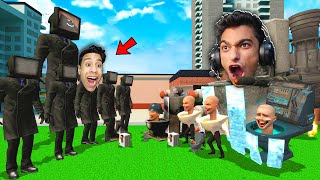 جيش رأس التلفاز ضد جيش حمام شتبي دوب دوب يس يس والقائد عبده ماندو.!! 🔥😱 | Garry's Mod