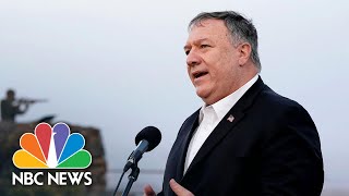 Pompeo Visits Annexed Golan Heights, Says, ‘This Is A Part Of Israel' | NBC News NOW