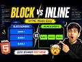 Block vs Inline Elements in HTML | Complete Beginner Guide